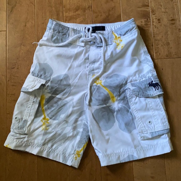 ABERCROMBIE KIDS BOYS SWIM TRUNKS SZ S - Picture 1 of 6